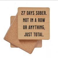 27 Days Sober Coaster - Image 3
