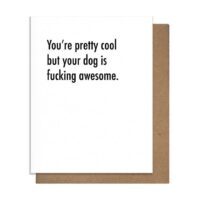 Awesome Dog Funny Greeting Card, BagMYGift