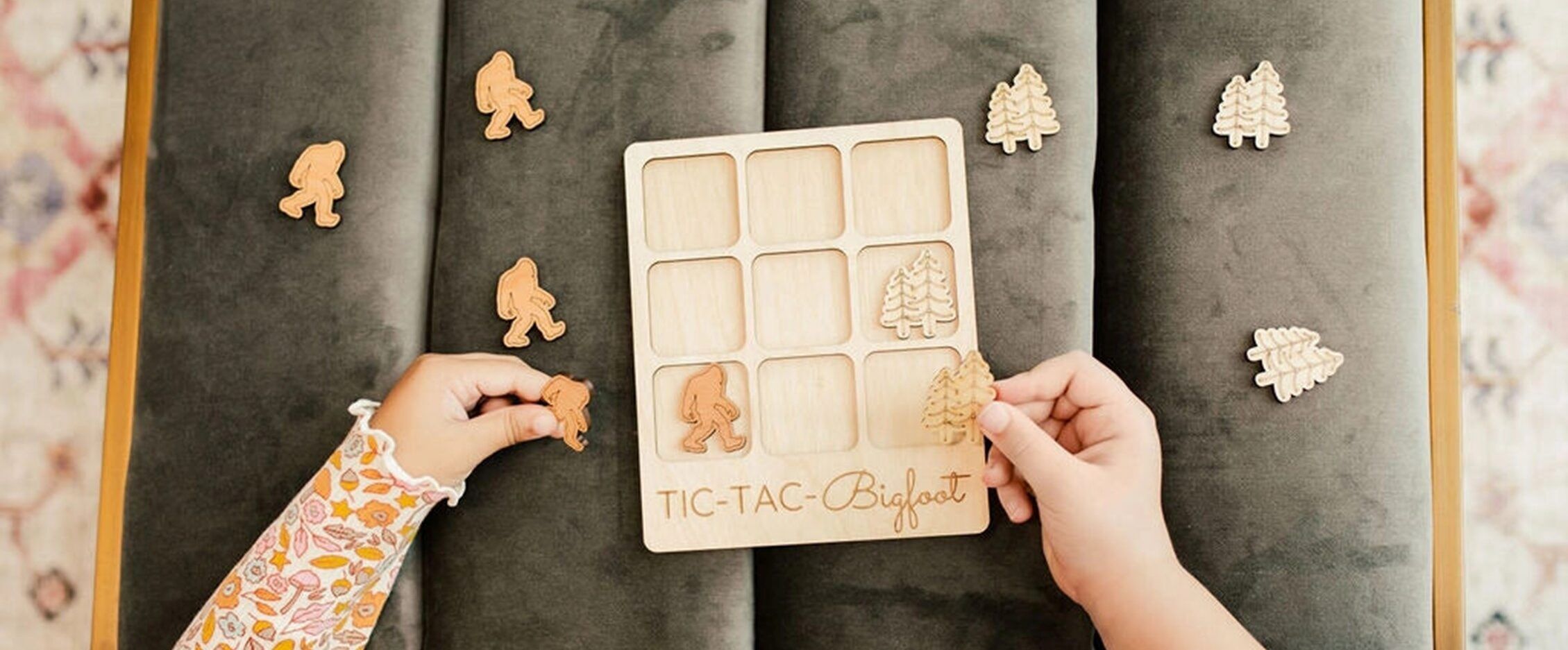 Bigfoot Tic Tac Toe Game, Birch House Living Games, BarMYGift