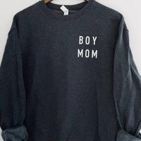 Boy Mom Sweatshirt, For all the boy mamas!,, BagMyGift