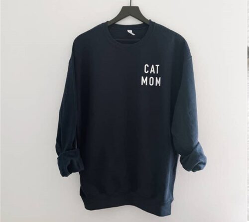 Cat Mom Sweatshirt, For all the cat mamas!,, BagMyGift