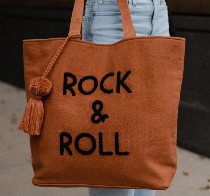 Caramel Rock & Roll Tote., BagMYGift