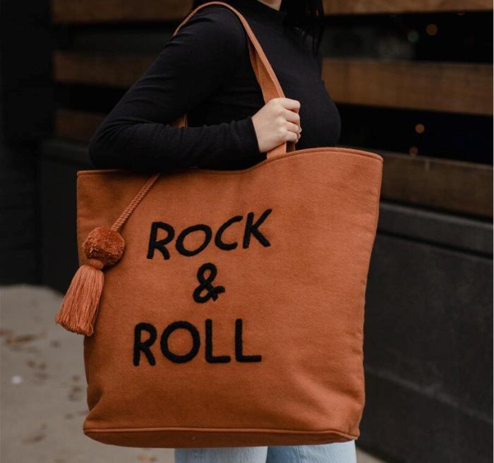 Caramel Rock & Roll Tote., BagMYGift