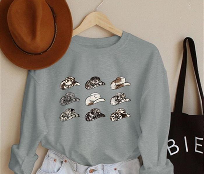 Cowboy Hat Sweatshirt, BagMyGift