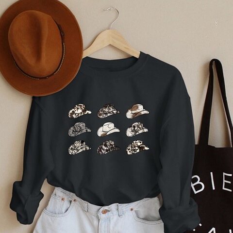 Cowboy Hat Sweatshirt, BagMyGift