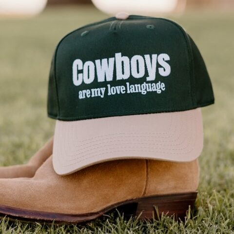 Cowboys are my love language hat, BagMYBand