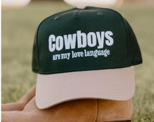 Cowboys Are My Love Language Trucker Hat, BagMYGift