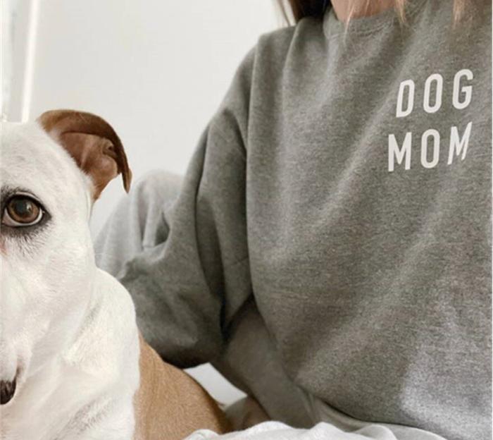 Dog Mom Sweatshirt, Oversized and cozy, BagMyGift