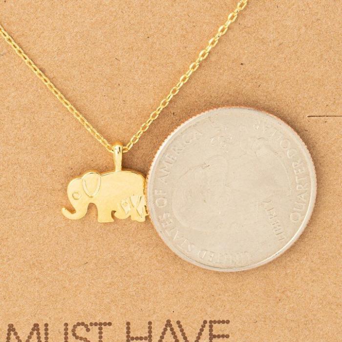 Elephant Pair Necklace, BagMyGift