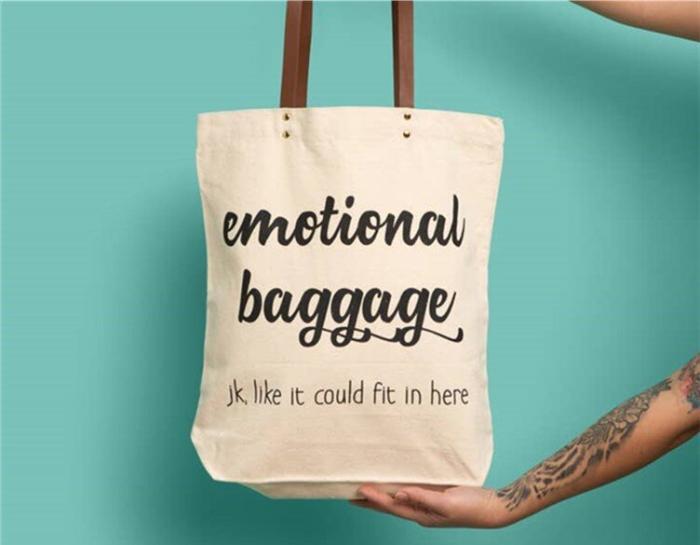 Emotional Baggage Tote Bag, BagMYGift