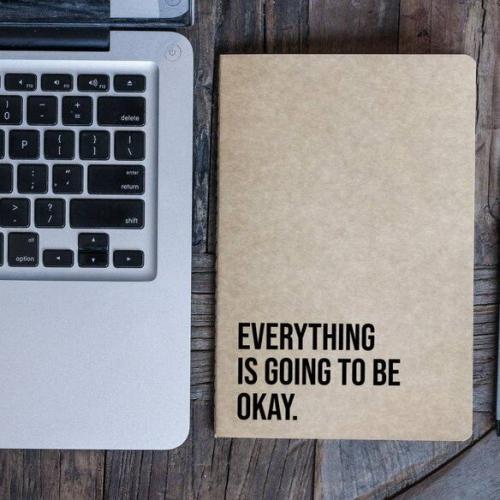 Everything Is Going To Be Okay Journal, BGmygIFT