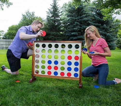 Giant Connect 4 in a Row Yard Game, BagMYGift