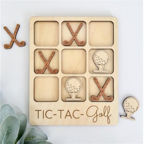 Golf Tic Tac Toe Game, Birch House Living Games, BarMYGift