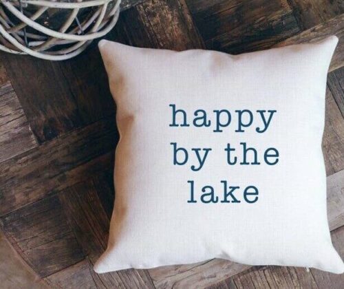 Happy by the Lake Pillow, BagMYGift