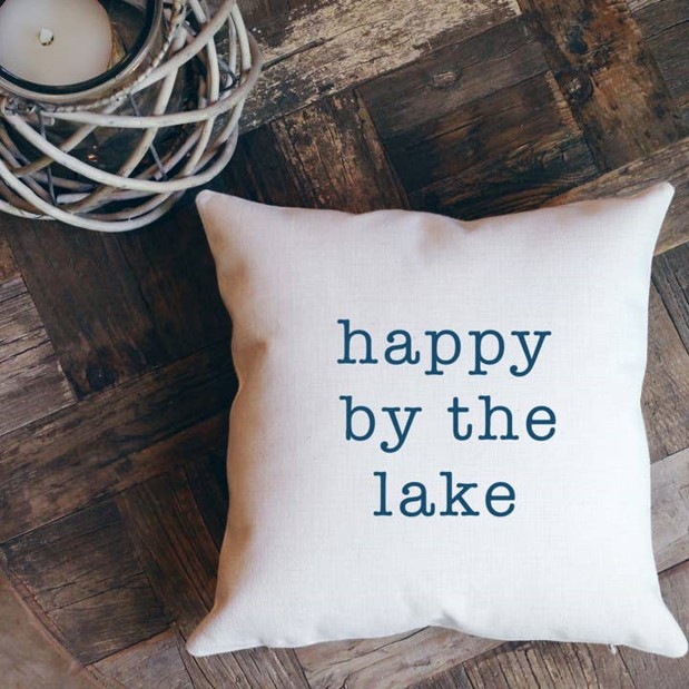 Happy by the Lake Pillow, BagMYGift