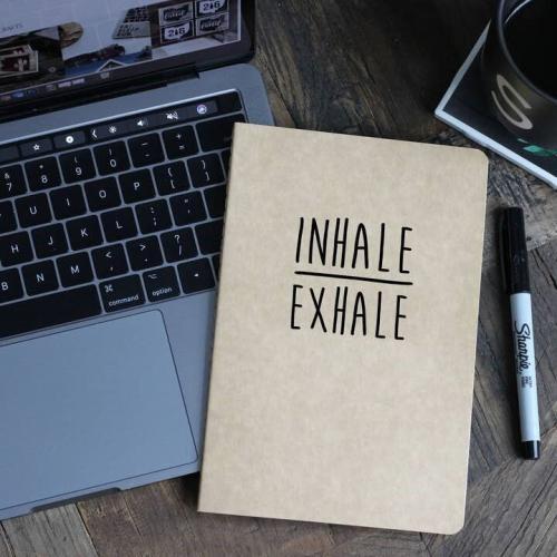 Inhale / Exhale Journal Travel Journal, BagMYGift