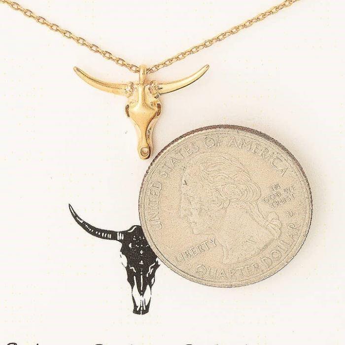 Longhorn Pendant Necklace , BagMyGift