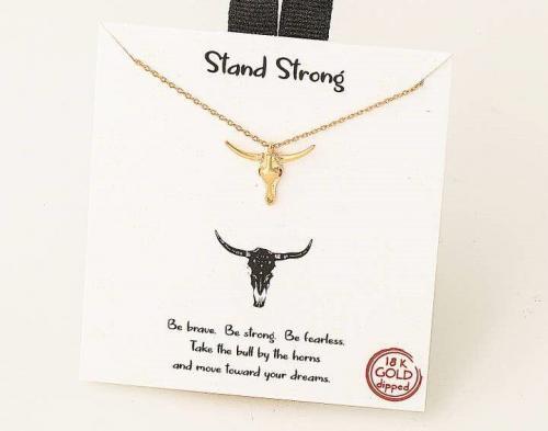 Longhorn Pendant Necklace , BagMyGift