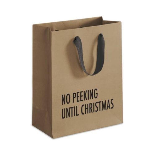 No Peeking Until Christmas – Gift Bag, BagMYGift