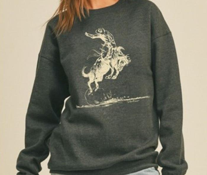 Yee Haw Cowboy Graphic Sweatshirt, BagMyGift