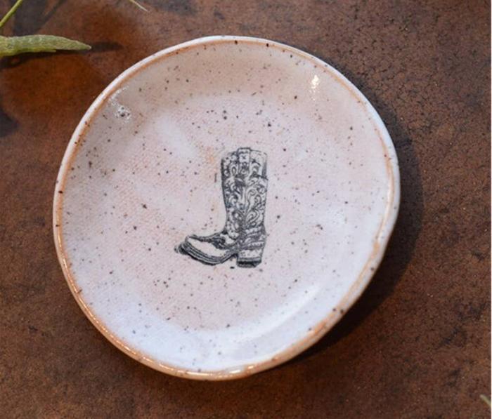 Mini Plate - Cowboy Boot y, BagMyGift