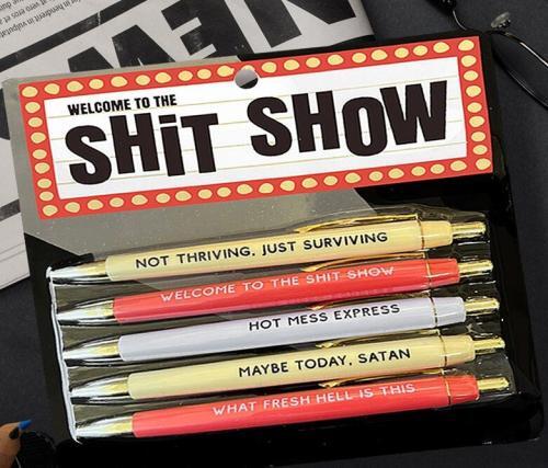 Welcome to the Shit Show Pen Set, BagMyGift