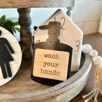 Bathroom Tiered Tray Signs - Image 5