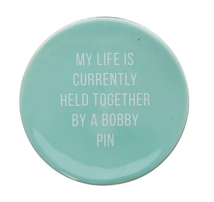 Together By A Bobby Pin Trinket Tray, BagMyGift