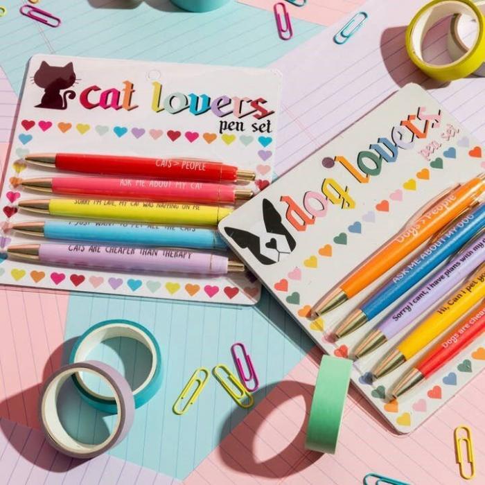 Cat Lover Pen Set , a cat lover unique gift, BagMyGift