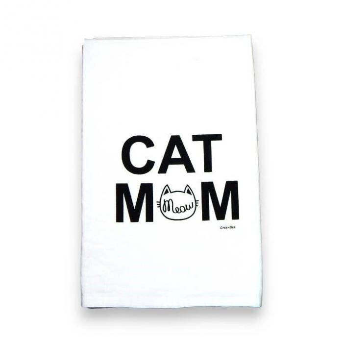 Cat Mom Tea Towel, BagMYGift