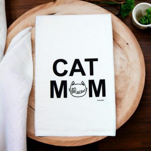 Cat Mom Tea Towel, BagMYGift