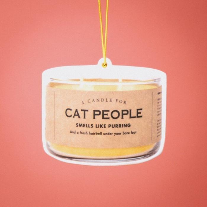 Cat People Air Freshener - Funny Car Air Freshener