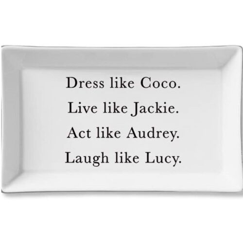 Ceramic Tray – Dress Like Coco, BagMyGift