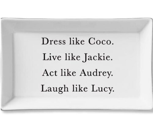 Ceramic Tray – Dress Like Coco, BagMyGift