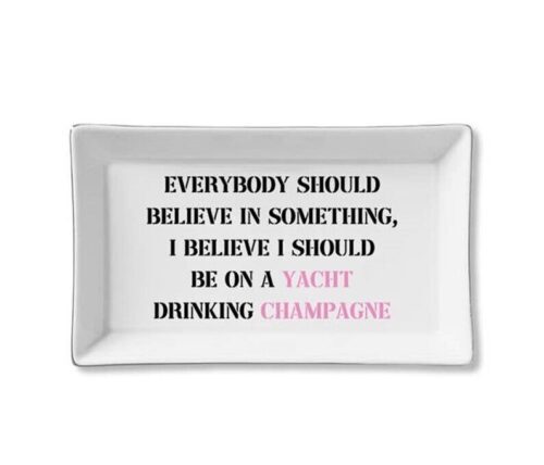 Ceramic Tray – Everybody Should Believe, BagMyGift