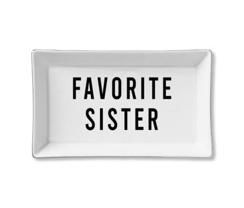 Ceramic Tray – Favorite Sister, BagMyGift