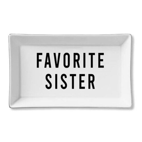 Ceramic Tray – Favorite Sister, BagMyGift