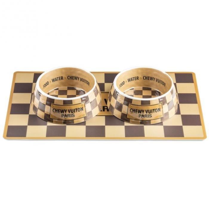 Checker Chewy Vuiton Placemat , BagMYGift