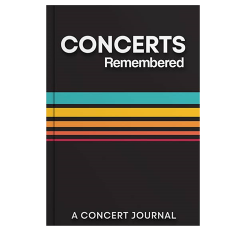 Concerts Remembered: A Concert Journal, BagMYGift