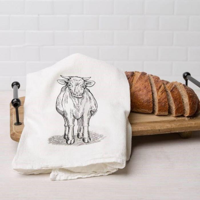 Cow Sack Tea Towel BagMYGift