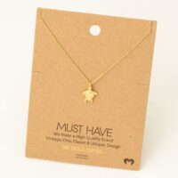 Dainty Turtle Charm Necklace, BagMyGift