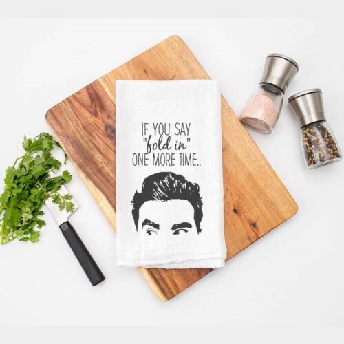 David Rose – Fold in the Cheese Kitchen Tea Towel BagMYGift