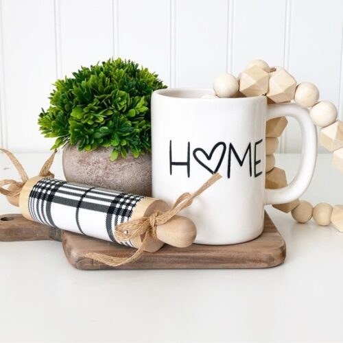 Décor Ceramic Mug - Tiered Tray Decor,, BagMyGift