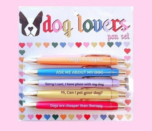 Dog Lover Pen Set, a dogs lover unique gift, BagMyGift