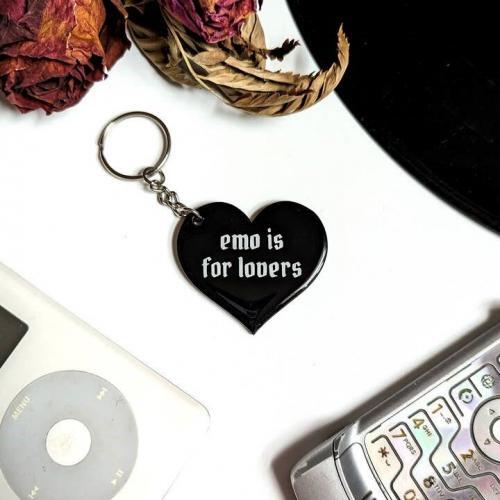 Emo is for Lovers Keychain, BagMYGift