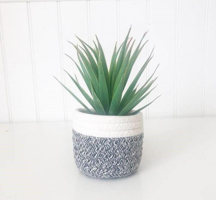 Fabric Pot Succulent – Tiered Tray Decor, BagMyGift