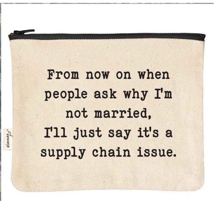 When People Ask Why I’m Not Married Zipper Pouch, BagMyGift