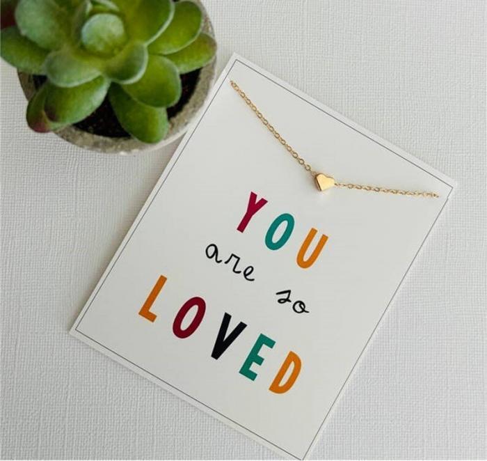 Fun & Meaningful Best Friend Necklace & Funny Card Combo