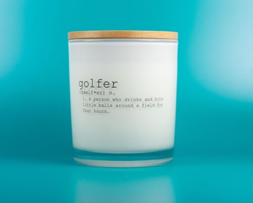 Golfer Definition Candle, BagMYGift