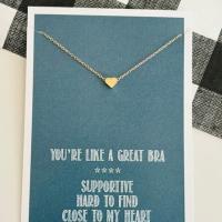 Fun & Meaningful Best Friend Necklace & Funny Card - Image 3